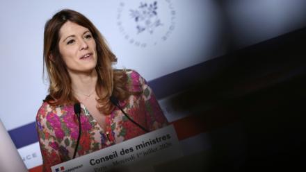 La ministre déléguée à l'Energie et porte-parole du gouvernement Maud Bregeon, le 1er juillet 2026 à Paris