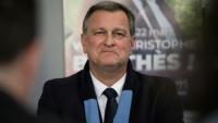 Louis Aliot, vice-président du RN et maire de Perpignan, à Carcassonne le 18 mars 2026