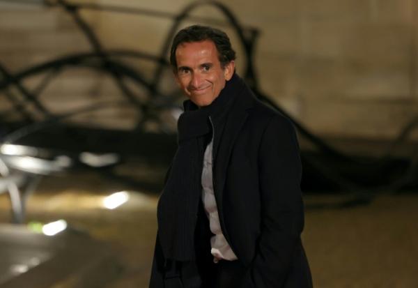 Alexandre Bompard, patron de  Carrefour, à Paris le 10 février 2025.