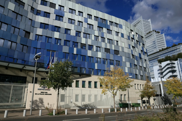 Le bâtiment qui abrite  la direction de la police judiciaire à Paris, où siège la  BRB (Brigade de répression du banditisme), le 26 octobre 2025