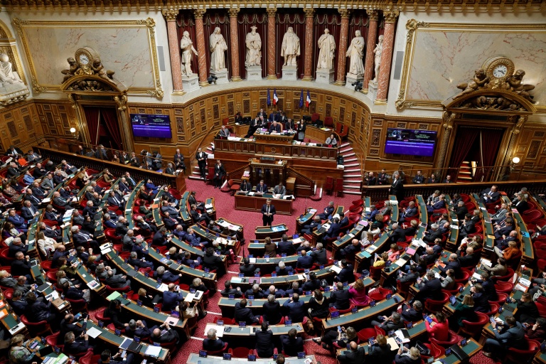 Le Sénat à Paris, le 14 novembre 2023