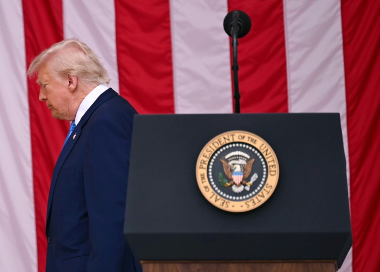 Le président américain Donald Trump, à Arlington (Virginie), le 26 mai 2025