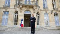 Le Premier ministre Sébastien Lecornu à Matignon le 10 avril 2026, à Paris