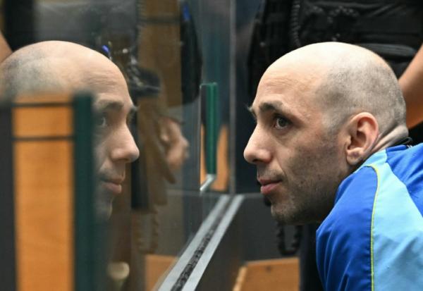 Cédric Jubillar à l'ouverture de son procès le 22 septembre 2025 à Albi dans le sud-ouest de la France