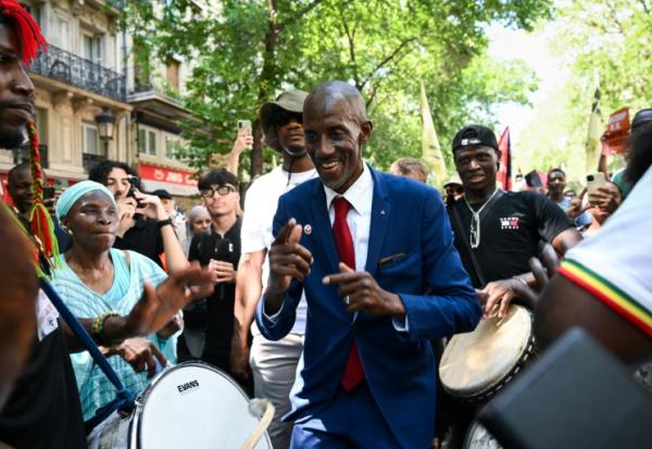 Le maire de Saint-Denis, Bally Bagayoko, à Paris le 21 juin 2026