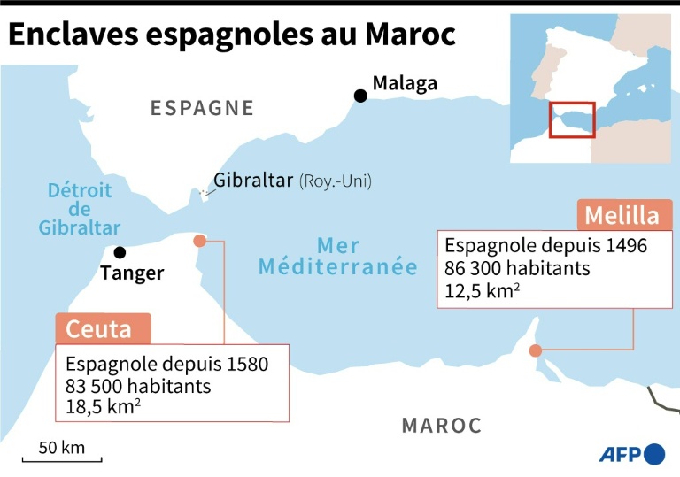 Maroc : les enclaves espagnoles