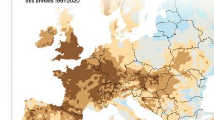 Europe de l'Ouest : sécheresse record pour un mois de juillet