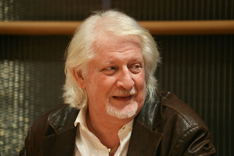 Patrick Sébastien auditionné à l'Assemblée nationale, dans le cadre de la commission d'enquête sur l'audiovisuel public, à Paris, le 31 mars 2026