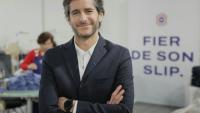 Le président-fondateur du Slip français, Guillaume Gibault, à Aubervilliers, en Seine-Saint-Denis, le 12 février 2025