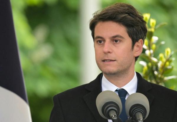 Gabriel Attal, alors Premier ministre, le 24 avril 2026, à Paris