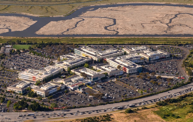 Le siège de Meta, à Menlo Park (Californie), le 14 mai 2024