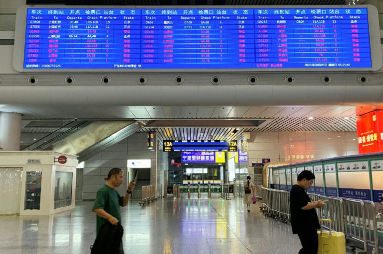 Airports in China cancelled flights and some train services had been affected as China's eastern coast prepared for Typhoon Dolphin