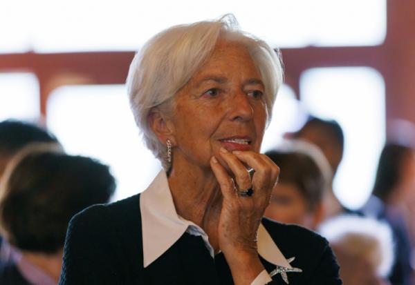La présidente de la Banque centrale européenne (BCE), Christine Lagarde, le 20 mai 2025 à Banff, dans l'Alberta, au Canada.
