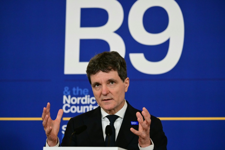 Le président roumain Nicusor Dan à Bucarest le 13 mai 2026