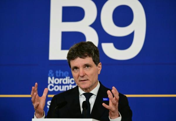 Le président roumain Nicusor Dan à Bucarest le 13 mai 2026