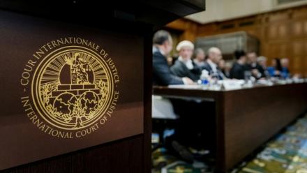 La Cour internationale de justice (CIJ), le 12 janvier 2024 à La Haye