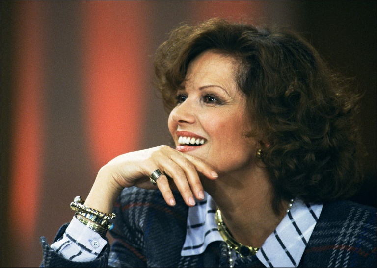L'actrice Claudia Cardinale, le 17 mars 1987 à Paris