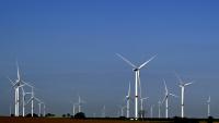 Des éoliennes à Hannut en Belgique le 28 avril 2026
