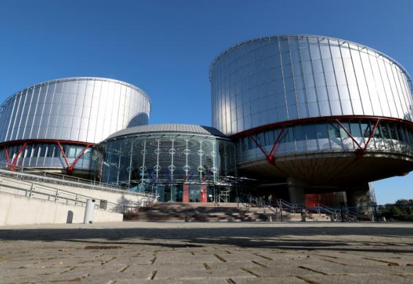 La Cour européenne des droits de l'homme (CEDH) à Strasbourg, le 27 septembre 2023