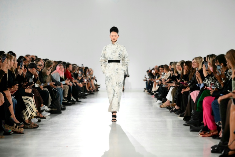 Défilé de la collection Max Mara  prêt-à-porter femme printemps/été 2026 à la Fashion Week de Milan, le 25 septembre 2025