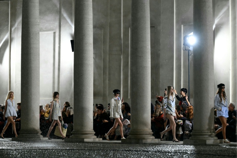 Défilé de la collection Missoni prêt-à-porter femme printemps/été 2026 à la Fashion Week de Milan, le 24 septembre 2025