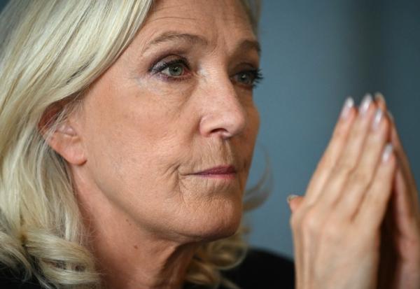 La candidate RN à la présidentielle Marine Le Pen le 12 octobre 2026 à Moissac
