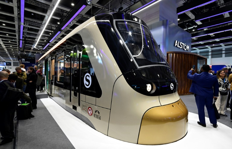 Prototype du futur train express de banlieue (S-Bahn) conçu par Alstom pour Cologne en Allemagne et sa région, présenté au salon Innotrans de Berlin qui se tient de mardi 22 septembre 2026 au vendredi 25 septembre 2026 
