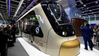 Prototype du futur train express de banlieue (S-Bahn) conçu par Alstom pour Cologne en Allemagne et sa région, présenté au salon Innotrans de Berlin qui se tient de mardi 22 septembre 2026 au vendredi 25 septembre 2026 