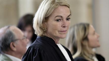L'avocate de la compagnie aérienne Air France, Claudia Chemarin, avant le verdict du procès du crash du Rio-Paris, le 21 mai 2026 au palais de justice de Paris