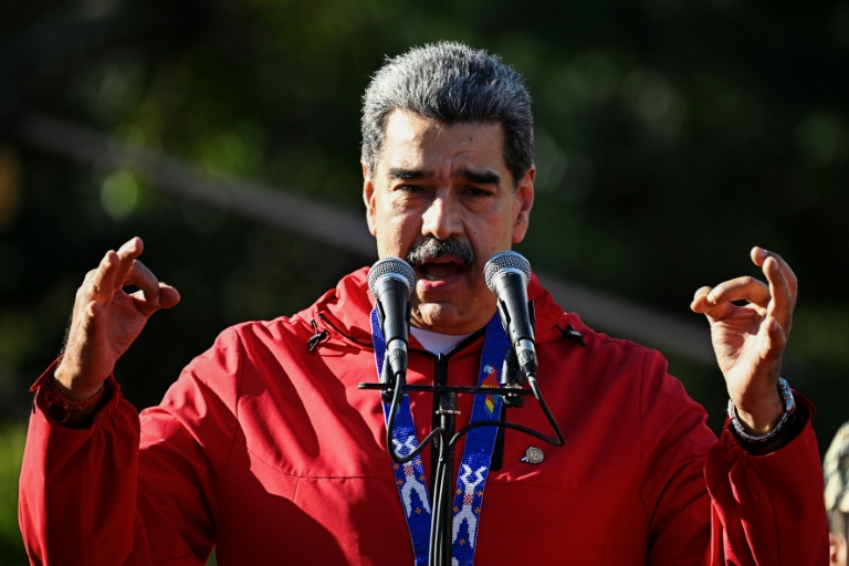 Le président vénézuélien Nicolas Maduro lors de la
