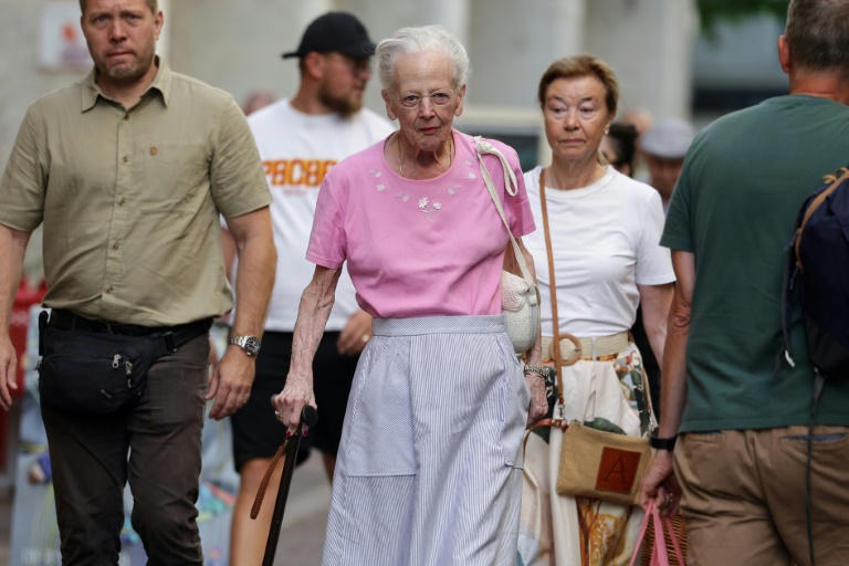 L'ancienne reine danoise Margrethe, à Cahors, le 8 août 2026 