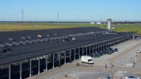 L'aéroport d'Aalborg, le 25 septembre 2025 au Danemark