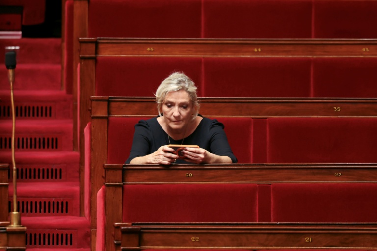 La présidente des députés RN, Marine Le Pen, le 23 juin 2026