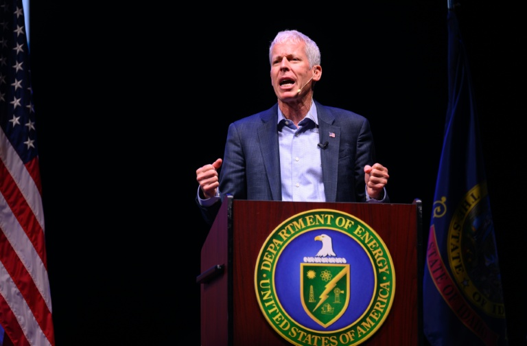Le ministre américain de l'Energie, Chris Wright, lors d'un événement sur le nucléaire à Idaho Falls, le 25 Juin 2026 dans l'Idaho