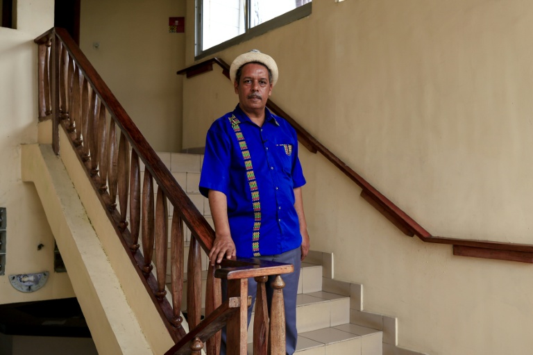 Yann Anoko, directeur de l'hôtel Seme Beach à Limbé, le 4 octobre 2025 au Cameroun