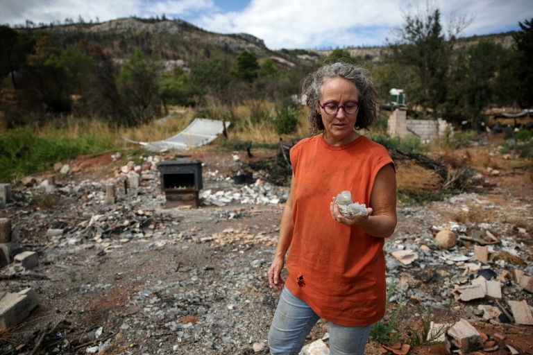 Emmanuelle Bernier dans son exploitation, 