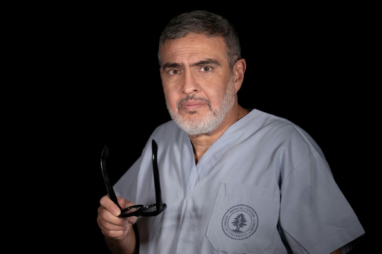 Le chirurgien Ghassan Abou Sittah, spécialiste de la reconstruction, le 19 mars 2026 à Beyrouth