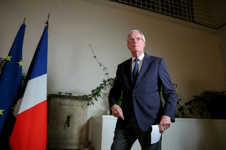 L'ancien Premier ministre Michel Barnier après sa victoire à la législative partielle dans la 2e circonscription de Paris, le 28 septembre 2025