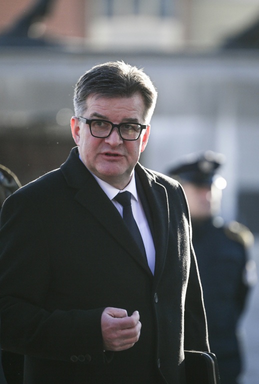 Le Slovaque Miroslav Lajčák, le 30 janvier 2024 à Pristina, au Kosovo