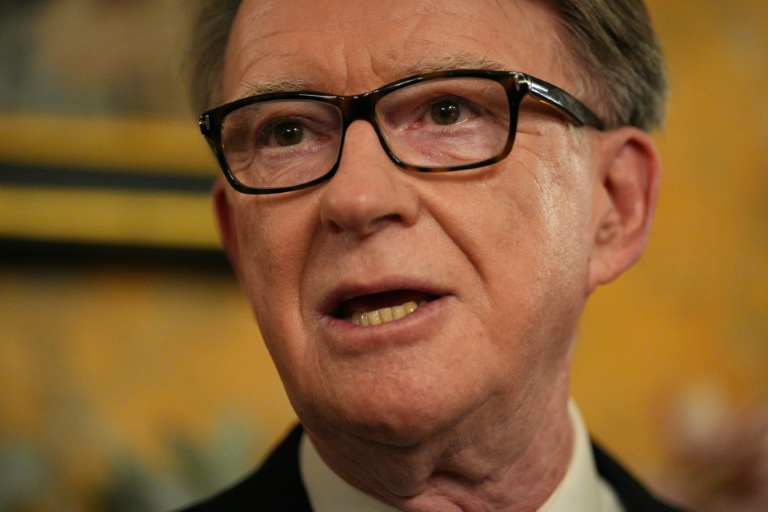 Peter Mandelson, alors ambassadeur britannique aux Etats-Unis, le 26 février 2025 à Washington