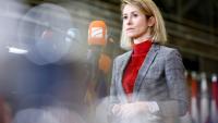 La cheffe de la diplomatie de l'Union européenne Kaja Kallas à Bruxelles, le 29 janvier 2026
