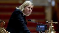 La présidente de l'Assemblée nationale, Yaël Braun-Pivet, lors d'une séance de questions au gouvernement, le 3 juin 2026 à Paris