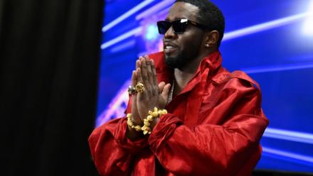 Le rappeur et producteur américain Sean Combs, alias P. Diddy, aux MTV Video Music Awards à Newark, le 12 septembre 2023 dans le New Jersey