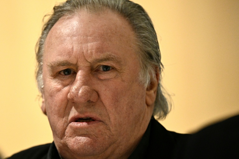 Gérard Depardieu lez 27 mars 2025, à Paris