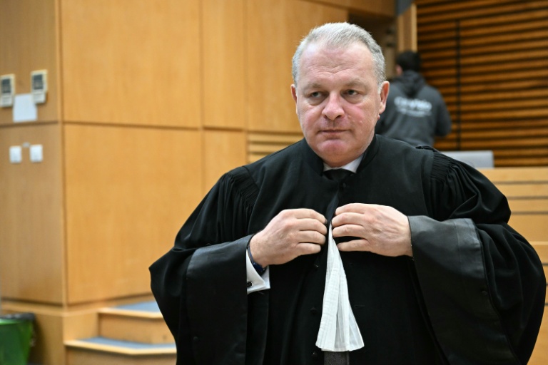 Me Laurent Boguet, l'un des avocats des enfants du couple Jubillar, le 22 septembre 2025 au palais de justice d'Albi