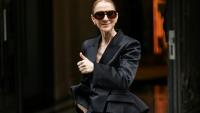 La chanteuse canadienne Céline Dion devant l'hôtel Royal Monceau à Paris, le 3 septembre 2026