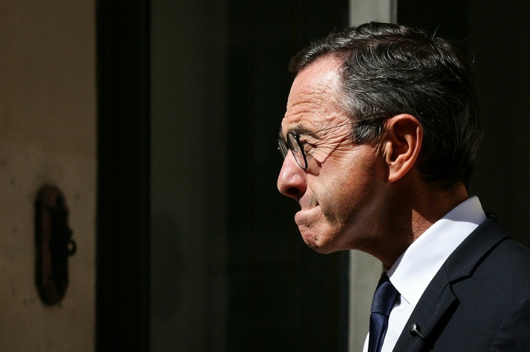 Le ministre de l'Intérieur Bruno Retailleau le 9 septembre 2025 à Paris