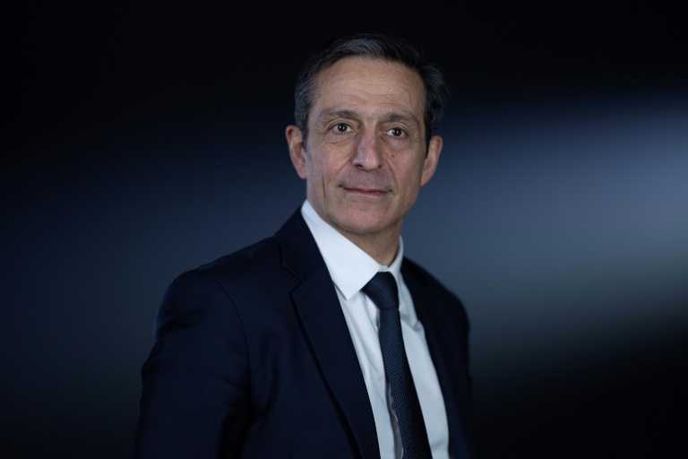 Martin Ajdari, président de l'Arcom (Autorite de regulation de la communication audiovisuelle et numerique) à Paris le 31 janvier 2025