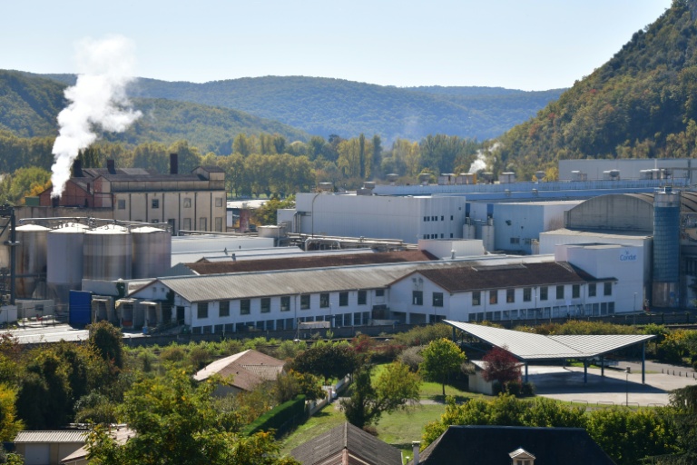 Les papeteries Condat au Lardin-Saint-Lazare, le 13 octobre 2025 en Dordogne