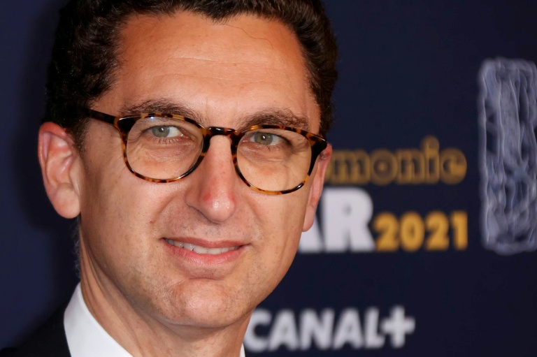 Maxime Saada, président de Canal+, à l'Olympia à Paris, le 12 mars 2021